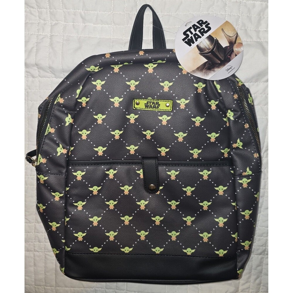 NWT Disney Star wars brand baby Yoda grogu the child mini Backpack bookbag purse